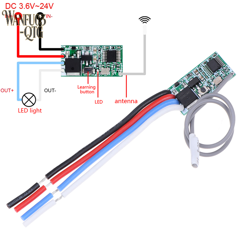 433Mhz Receiver Module - Hete Aanbieding 433Mhz 1CH RF Relais