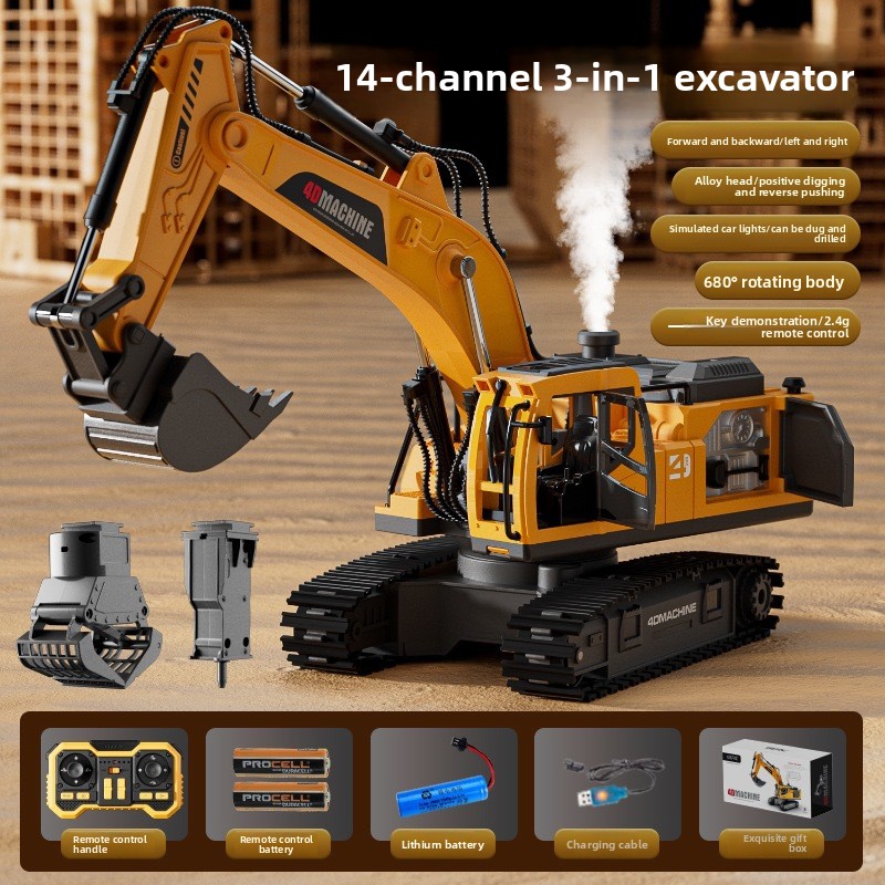 Home Automation Tutorial - 14CH 3-in-1 RC graafmachine van metaal,