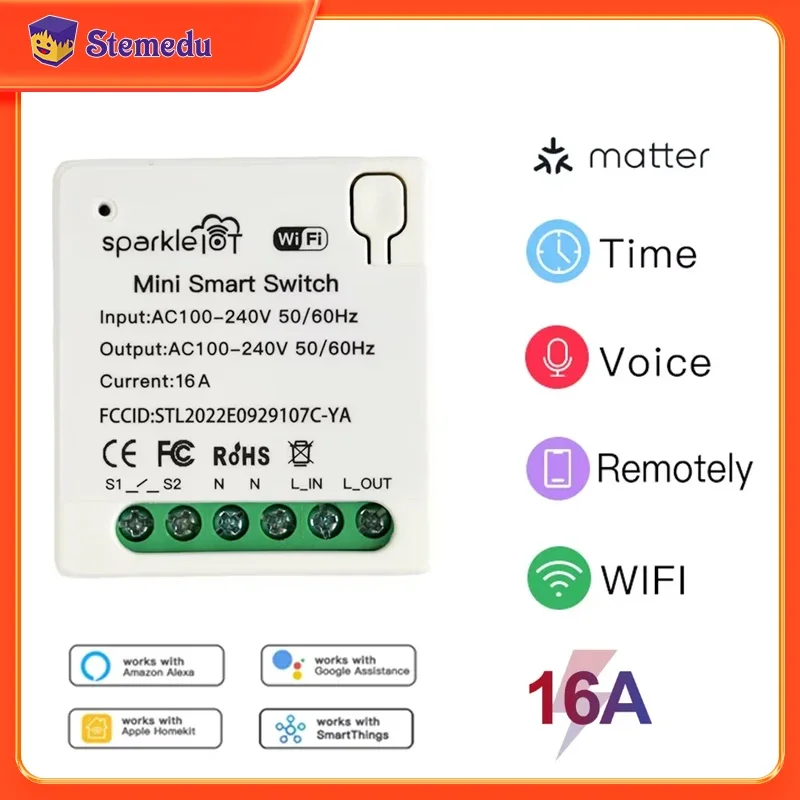 16A Kwestie WIFI Smart Switch  - Home Automation Tutorial recensie en prijs